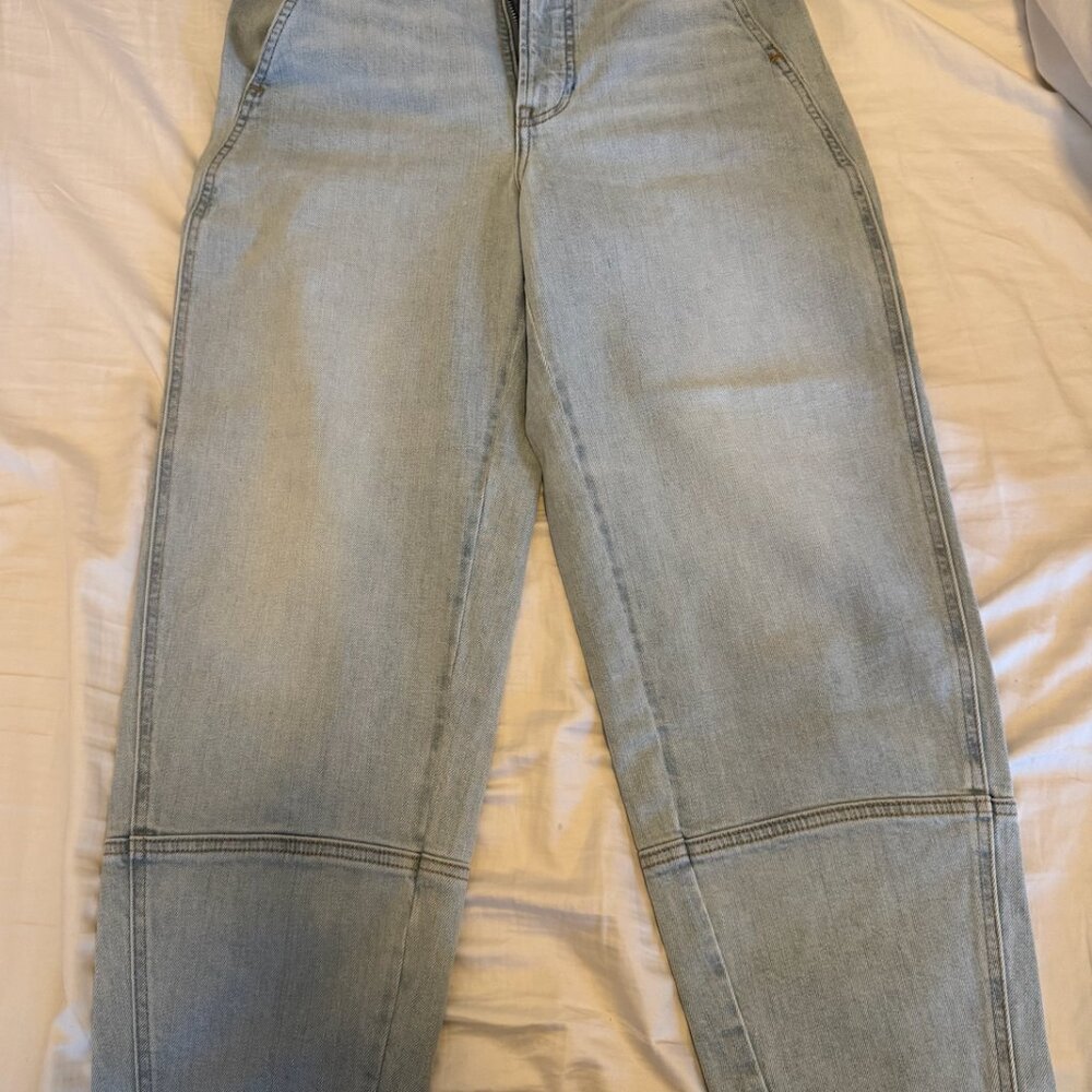 Everlane Utility Barrel Jean in Fog (EUC) - Picture 3 of 5